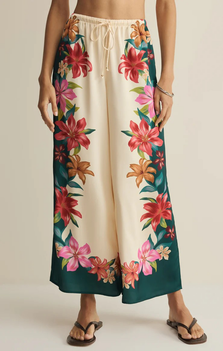 Lani Floral Satin Pant