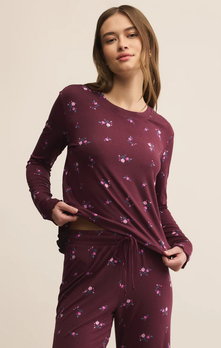 Bella Ditsy Floral Lounge Pant — alternate view 2