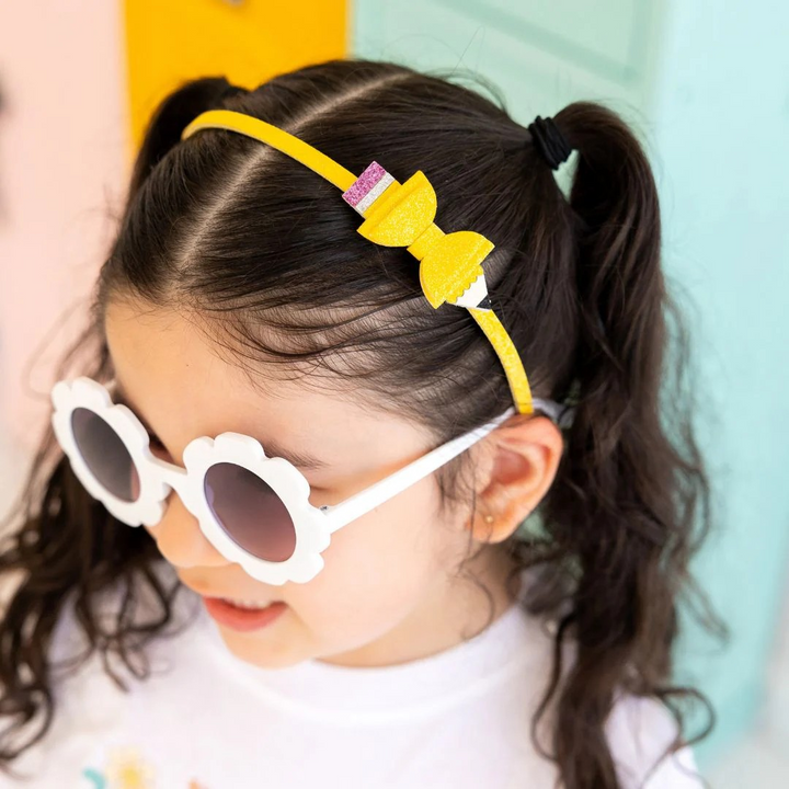 Back To School Pencil Bow Headband