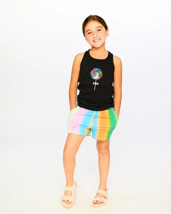DPD Rainbow Stripes Shorts — alternate view 2