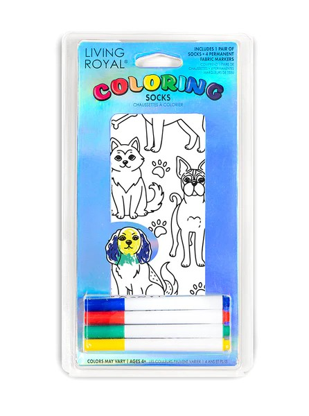 Coloring Socks Assorted Styles — alternate view 3
