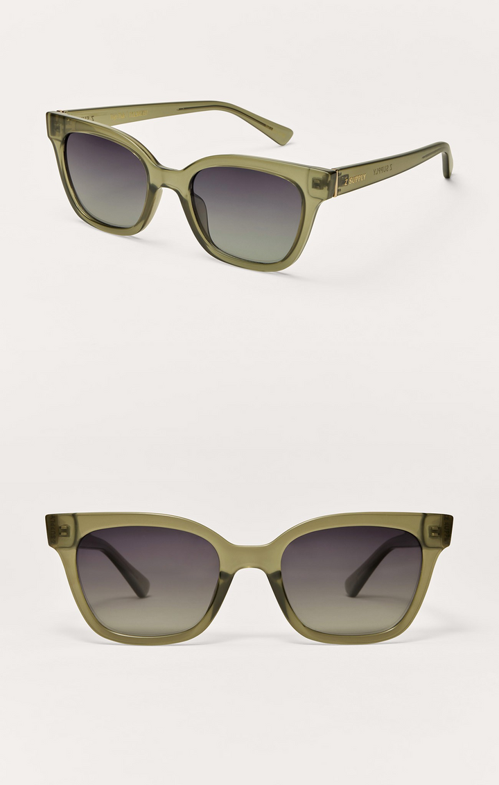 High Tide Polarized Sunglasses in Olive