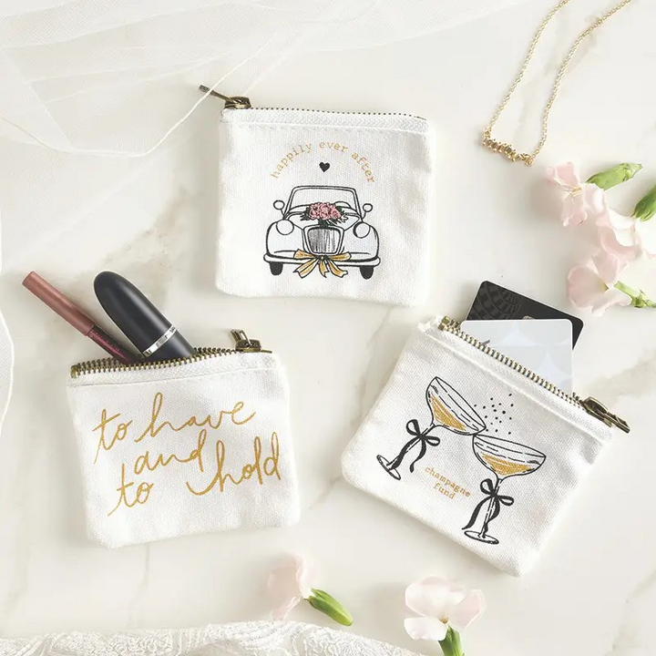 Wedding Pouch Set of 3