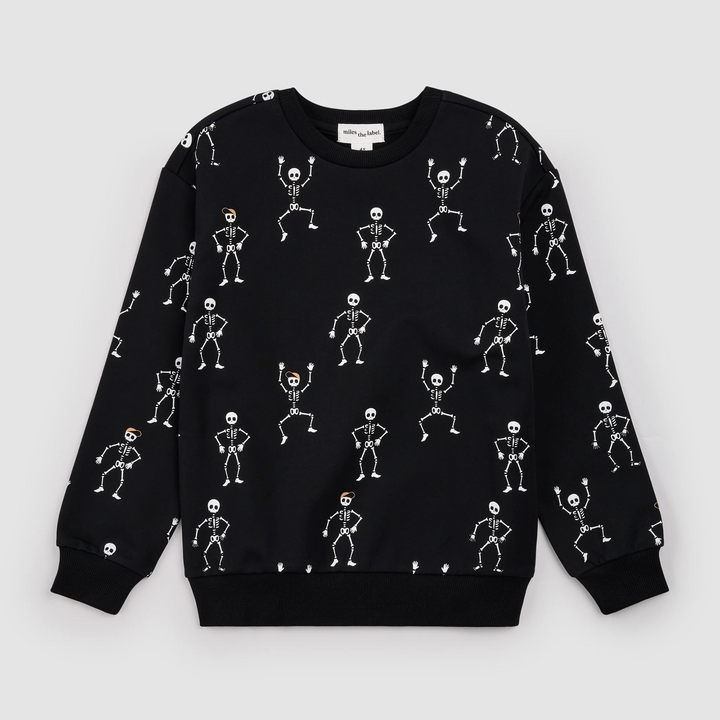 Dancing Glow-in-the-Dark Skeleton Sweatshirt