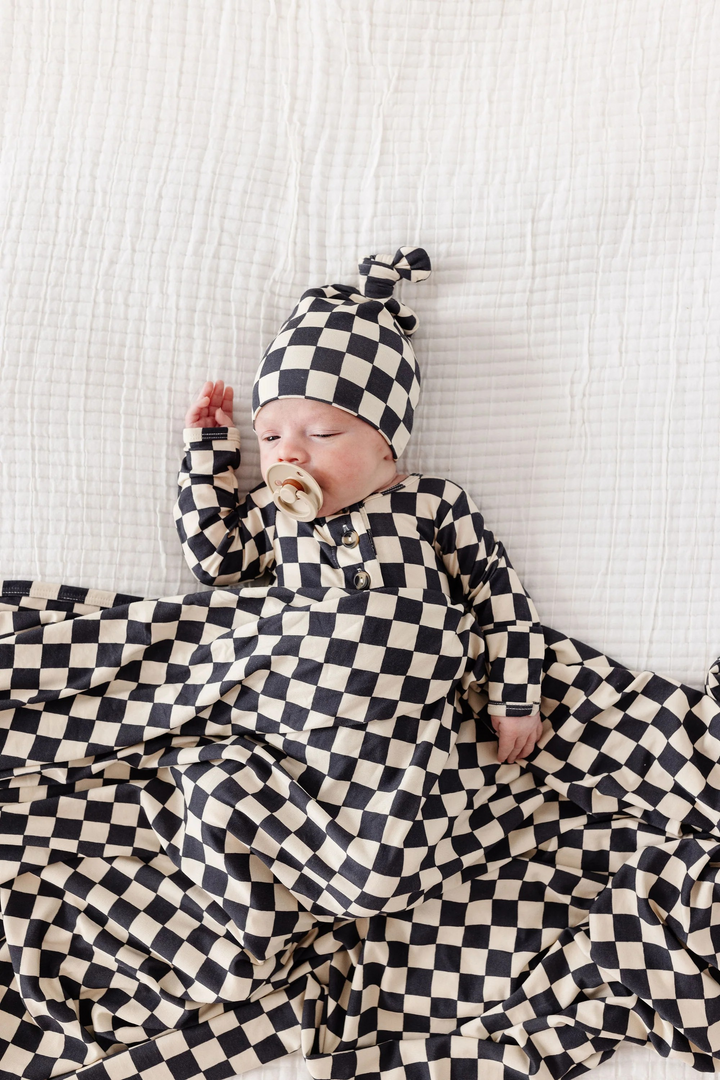 Gibson Check Knotted Gown