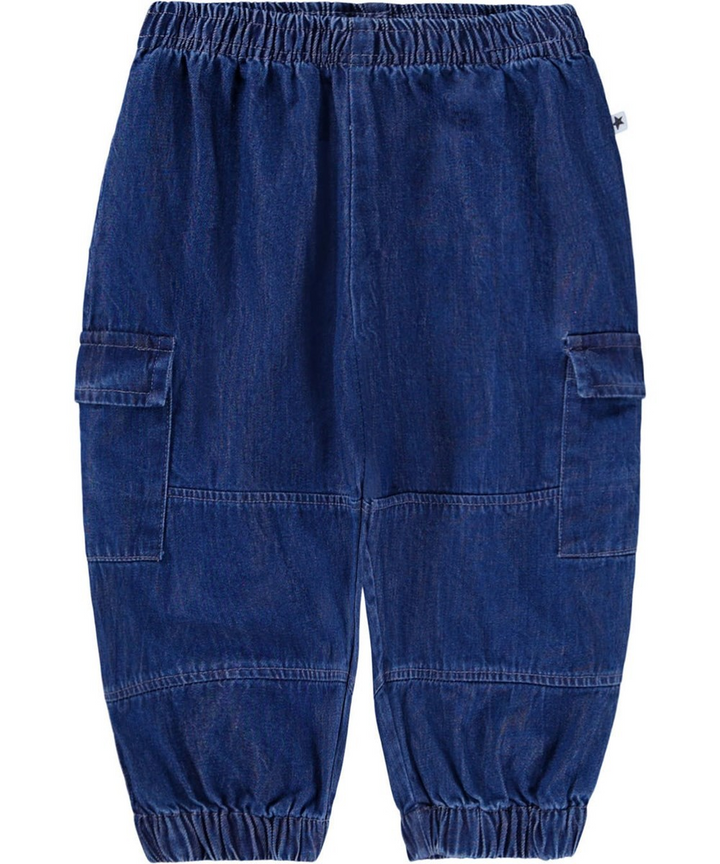 Sae Blue Wash Soft Denim Jogger Pants