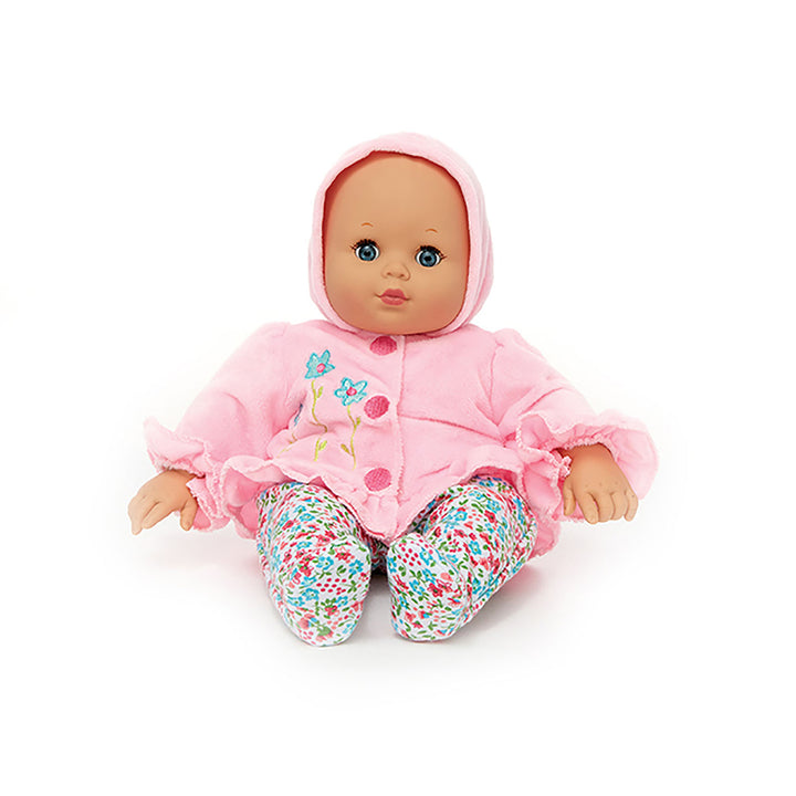 Madame Alexander Baby Cuddles 14-inch Pink Hoodie baby doll, front view
