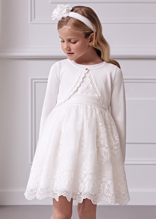 White Special Occasion Cardigan Sweater