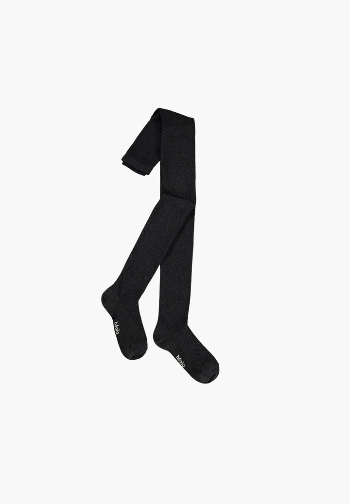 MOLO black glitter tights, style 7NOSG201
