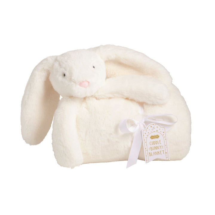 Mud Pie Ivory Cuddle Bunny Blanket in Ivory