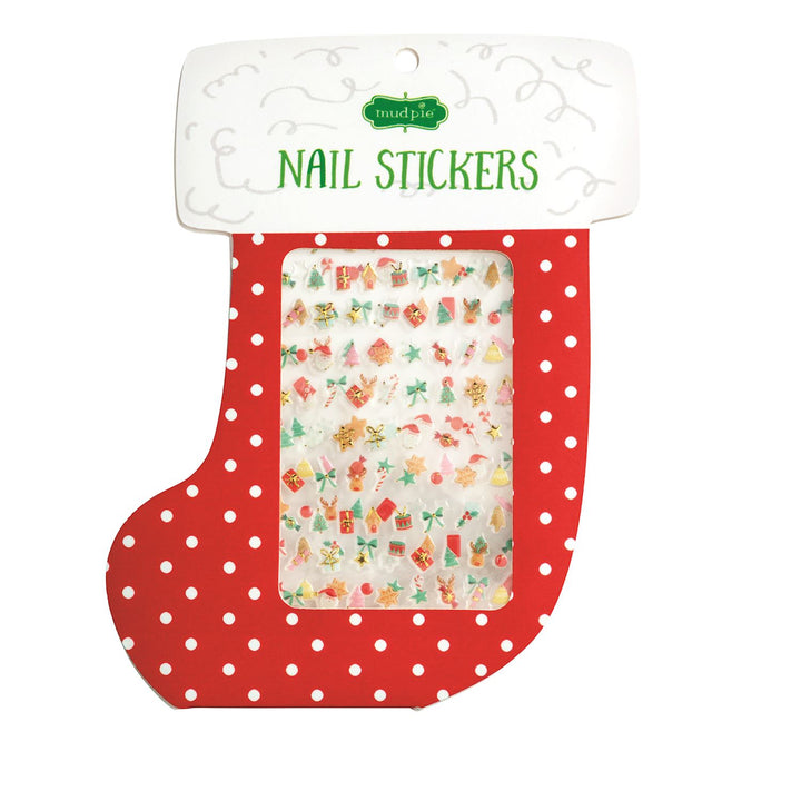 Mud Pie Stocking Nail Sticker Set