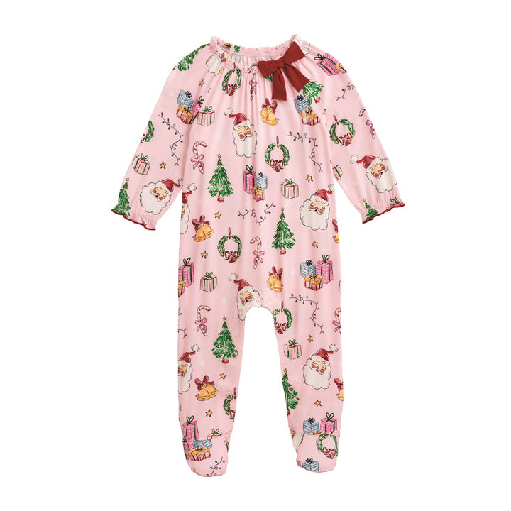 Mud Pie Pink Christmas Sleeper