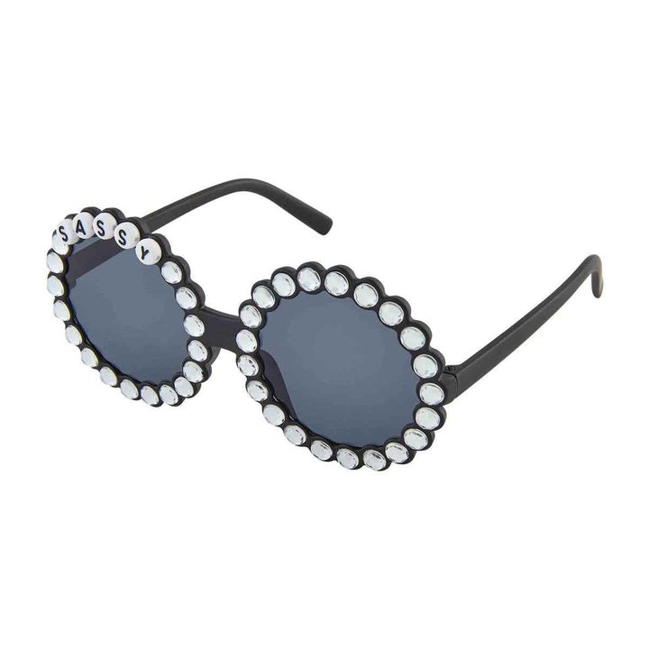 MUD Sassy Rhinestone Sunglasses