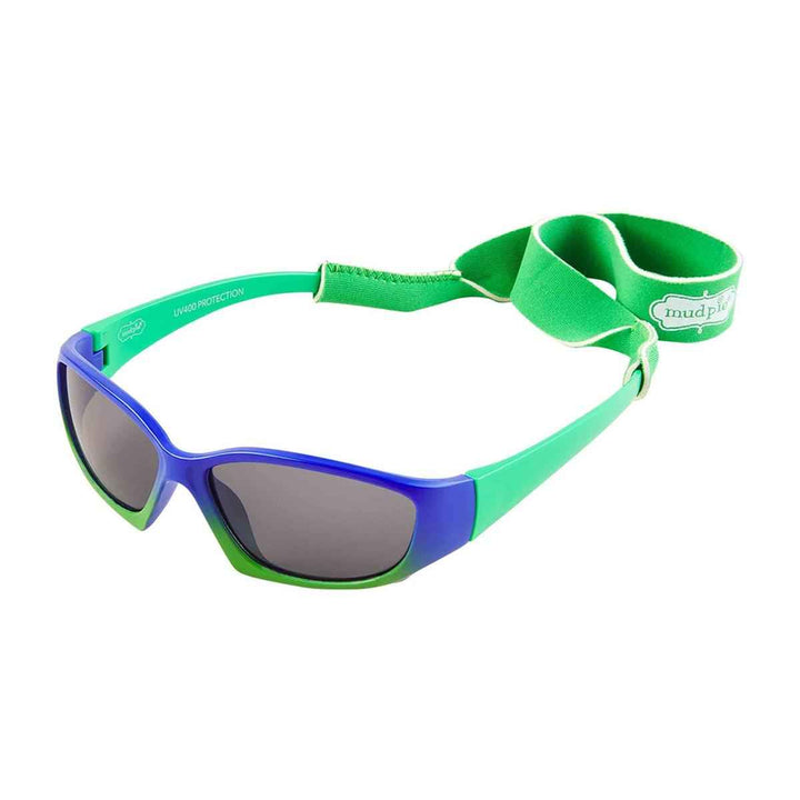 MUD Green Toddler Boy Sunglasses & Strap Set