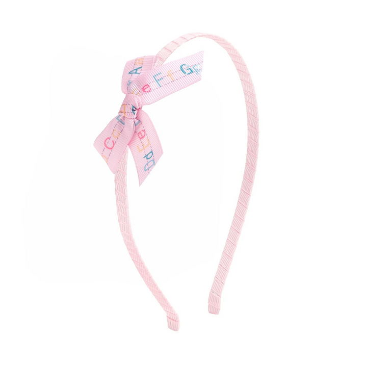 Alphabet Bow Headband Back to School