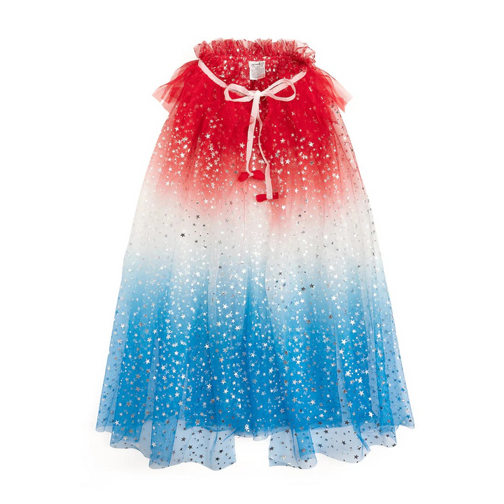 Patriotic Bomb Pop USA Star Cape