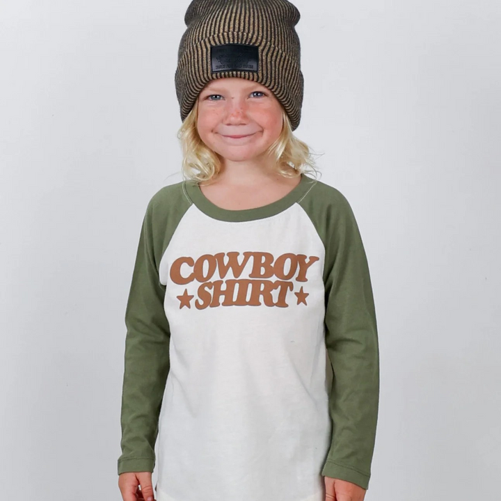 Cowboy Shirt Graphic Boys Tee