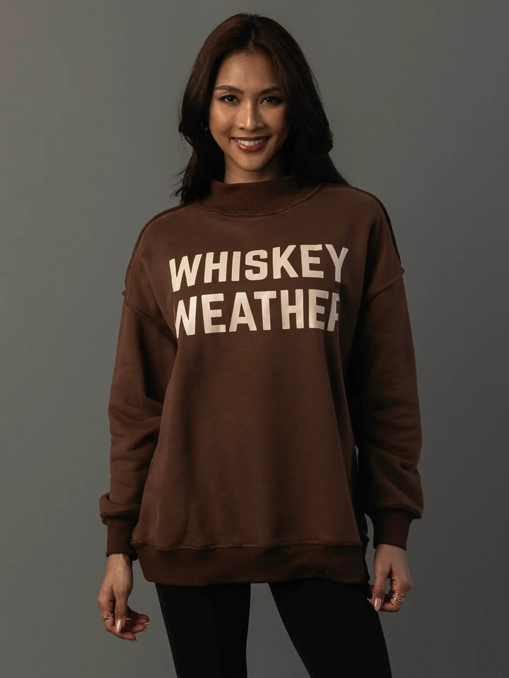 Whiskey Weather to Bourbon Weather Reversible Sweatshirt