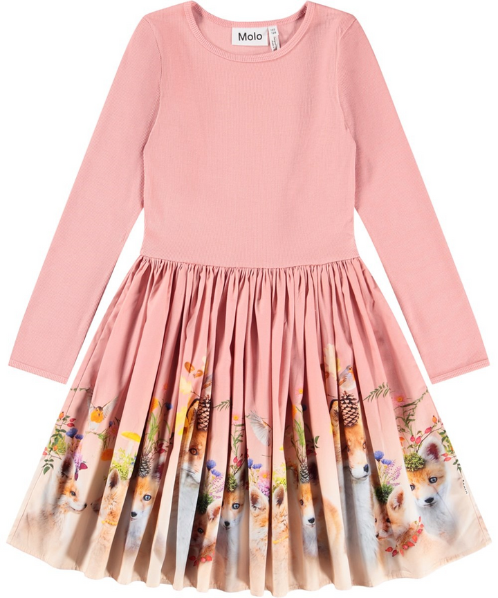 Casie Nature Glam Pink Animal Dress