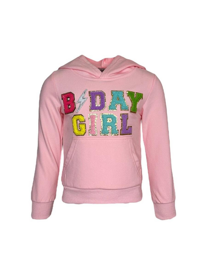 Birthday Girl Hoodie in Pink