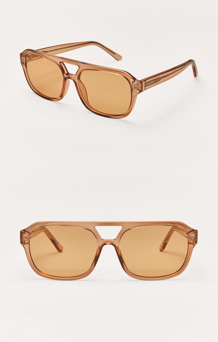 After Hour Sunglasses in Tan-Sand