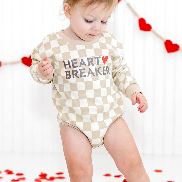 Heartbreaker Checkered Bubble for Baby