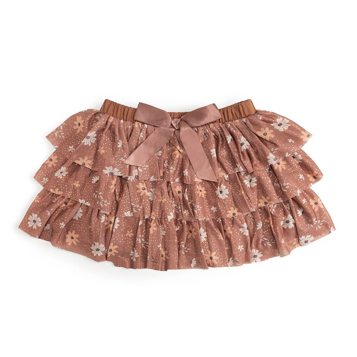 Floral Printed Tiered Tutu