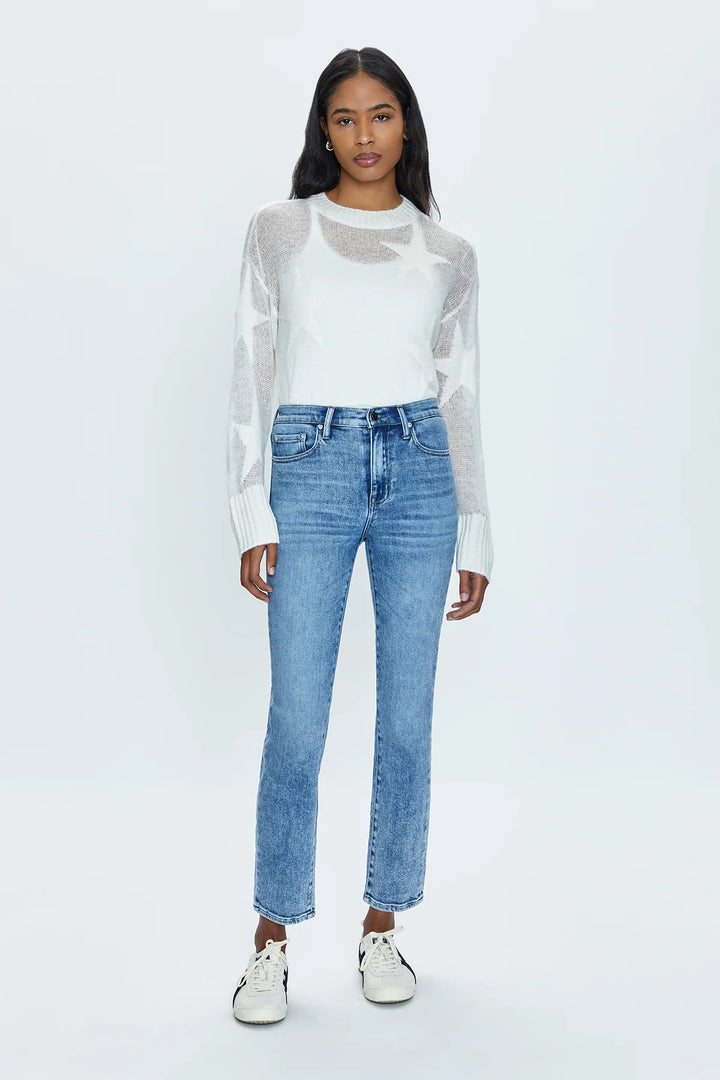 Madi High Rise Slim Jeans in Silverlake