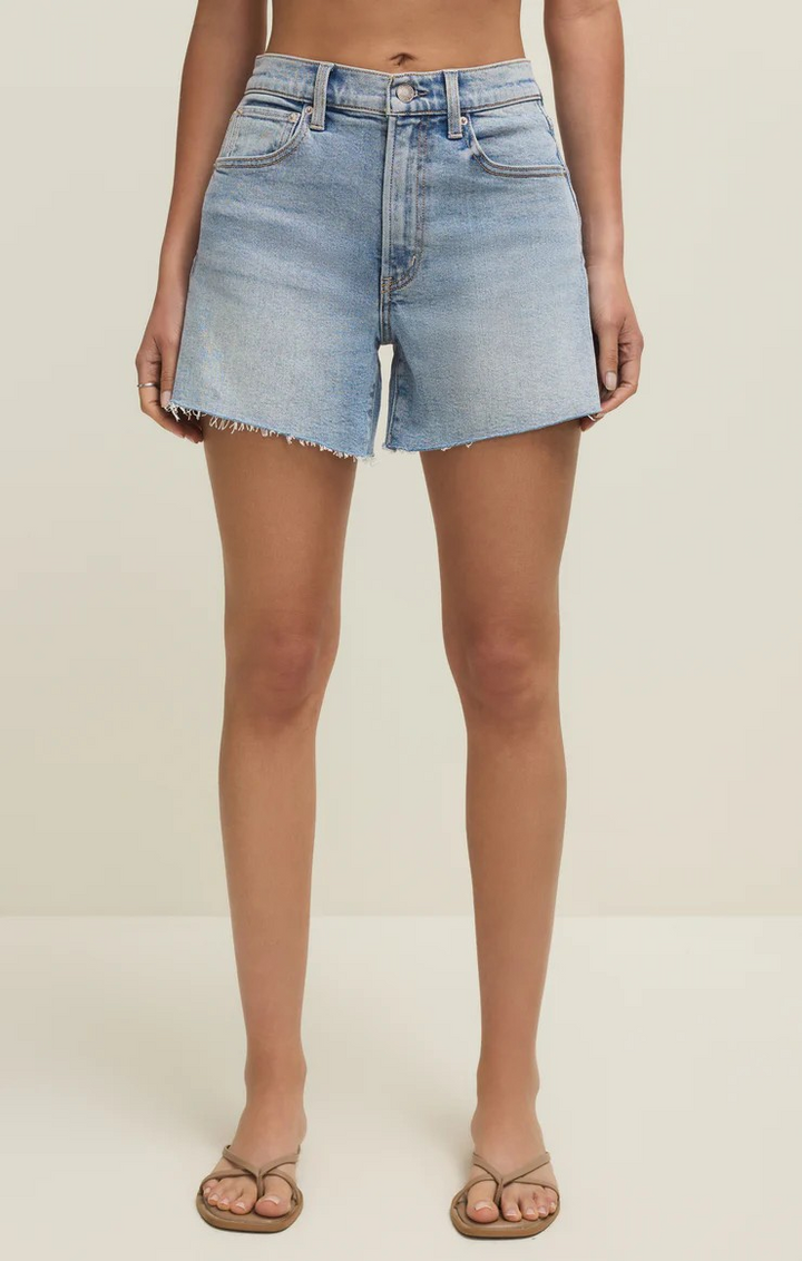 Jonah Mid Rise Denim Short in Avalon