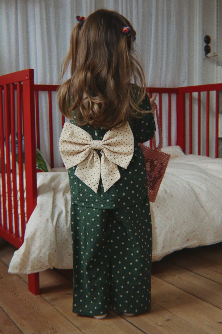 KONGES Elin Polka Dot Bow Set