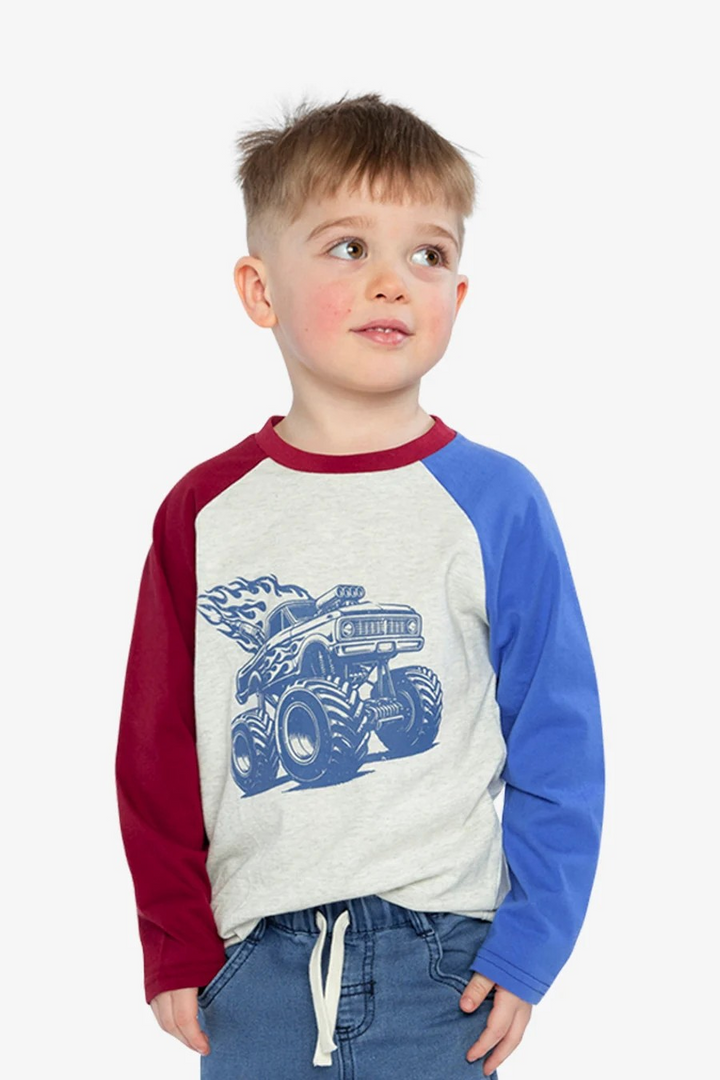 DPD Raglan Monster Truck Tee
