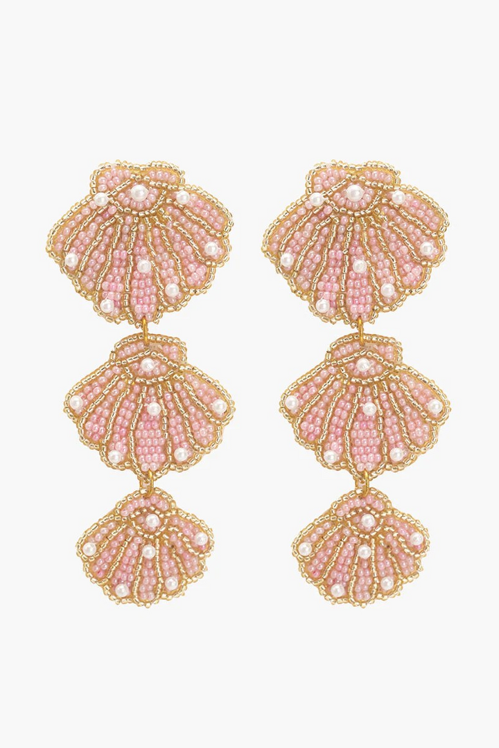 AMB Pink Seashell Earrings