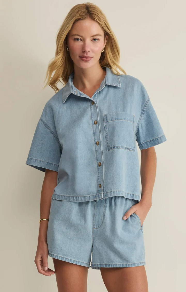 Everyday Denim Button Up Shirt