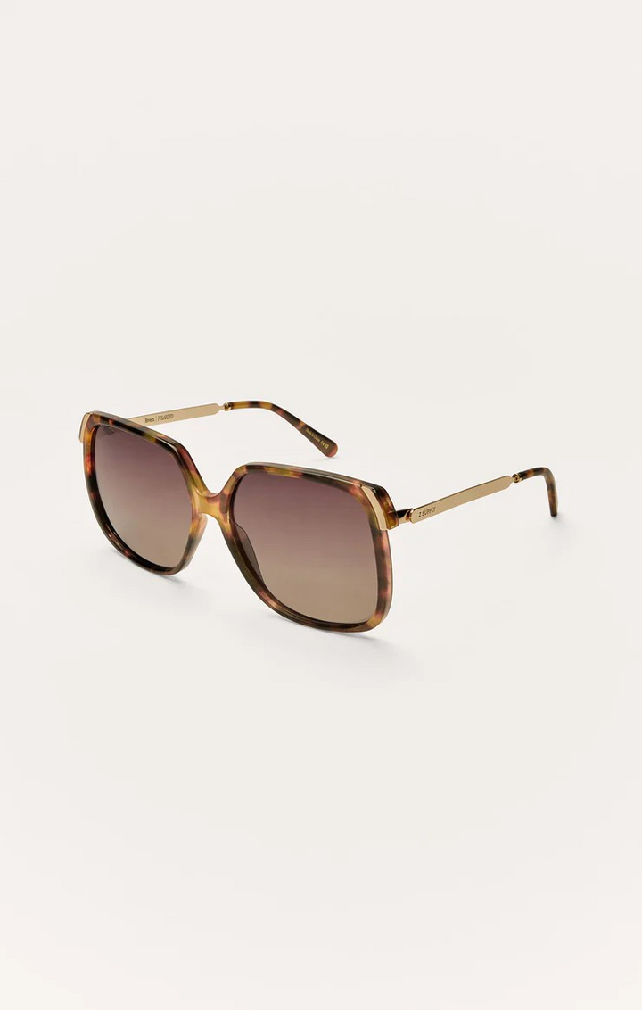 Riviera Polarized Sunglasses in Brown Tort