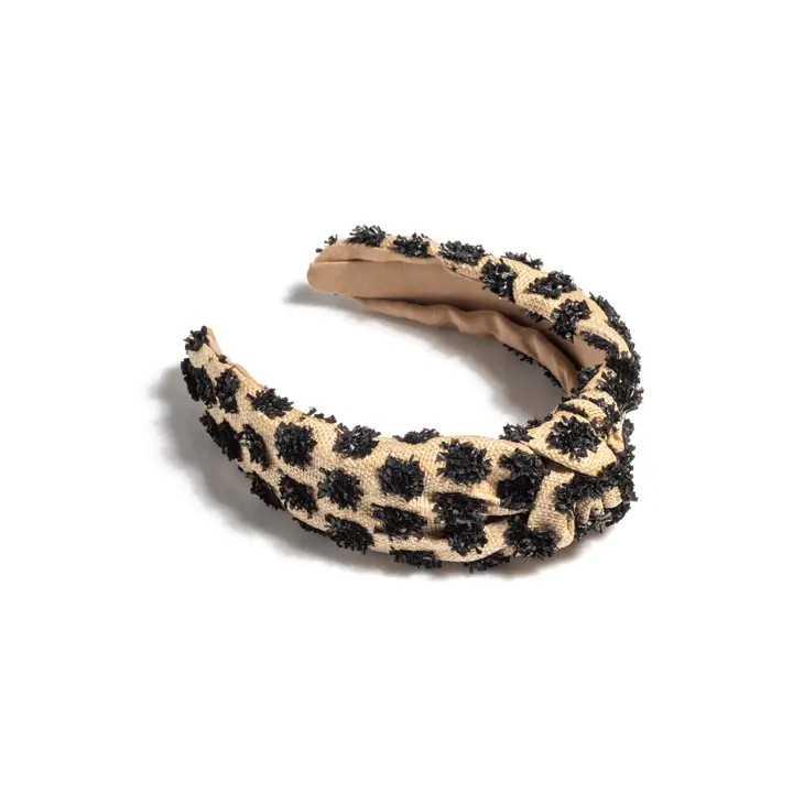 Tufted Straw Knot Headband