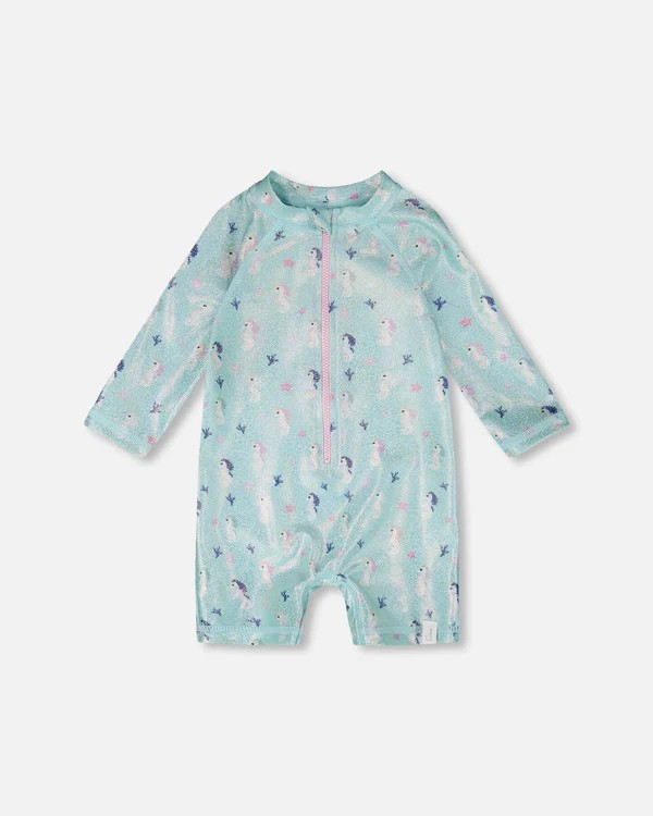DPD Sea Horse Long Sleeve Swimsuit