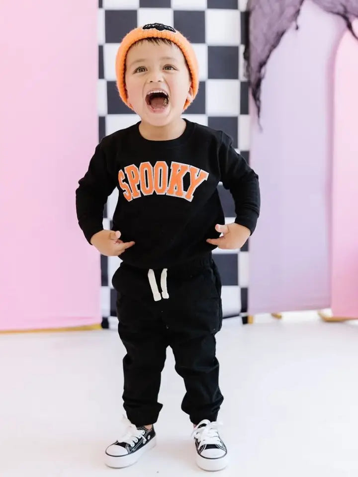 Spooky Patch Halloween Sweatshirt
