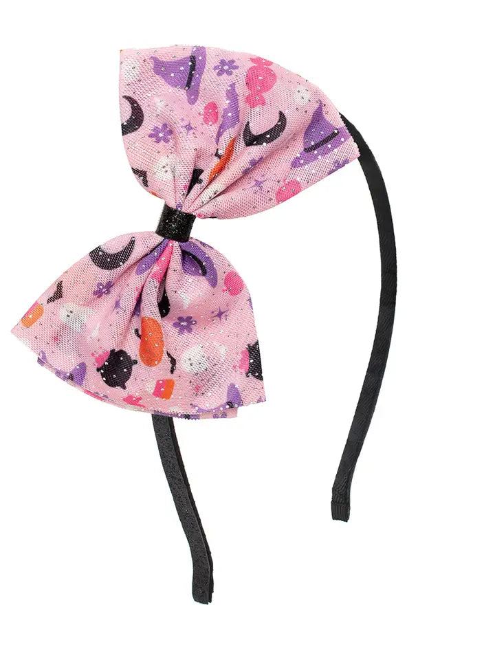 Halloween Fun Tulle Bow Headband