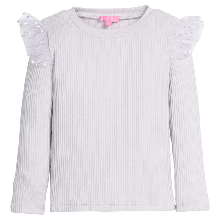 Sadie Top with Tulle Star Sleeve