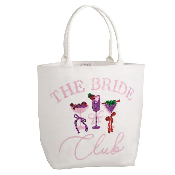 Pink The Bride Club Sequin Tote