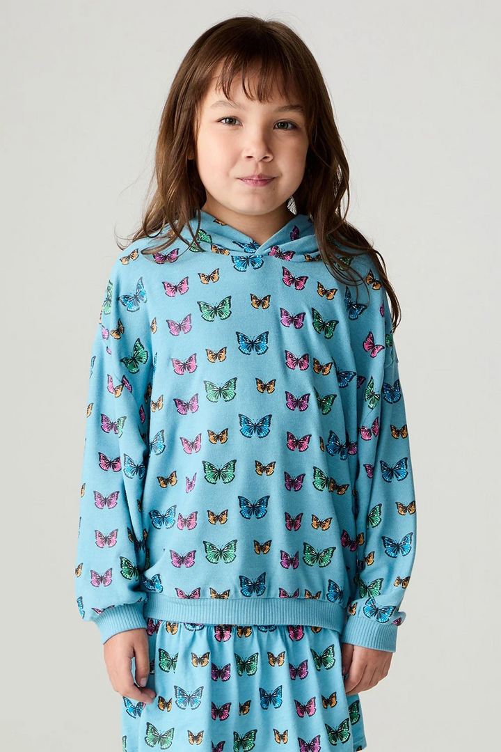 Tiny Hearts Butterfly Hoodie