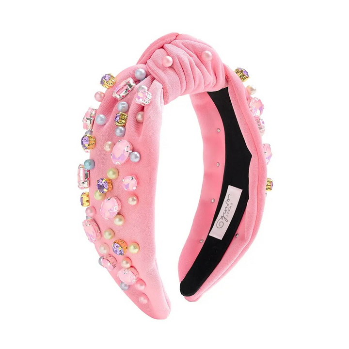 Easter Pink Gemstone Headband
