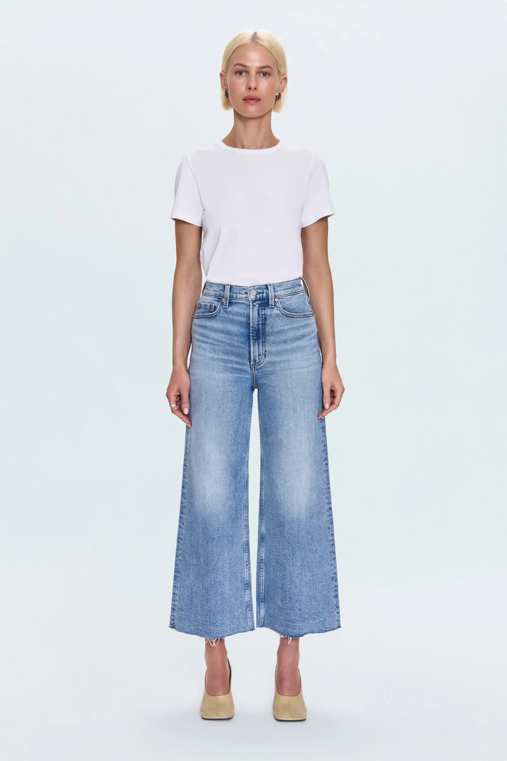Lana Crop High Rise Ultra Wide Jean