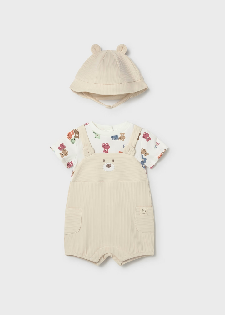 Bear Overall with Hat Set 1608