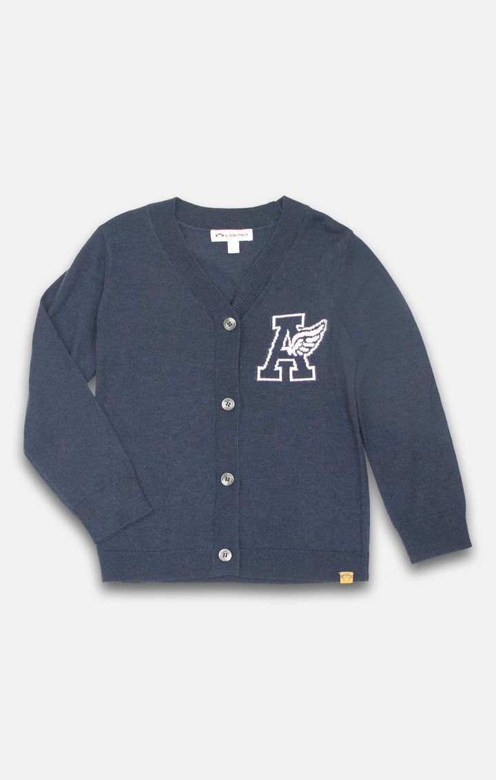 Obi Navy Varsity Cardigan