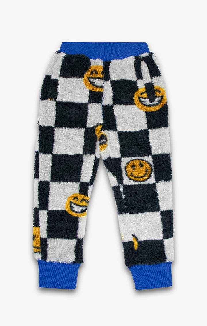 Highland Sherpa Keep Smiling Check Sweatpants