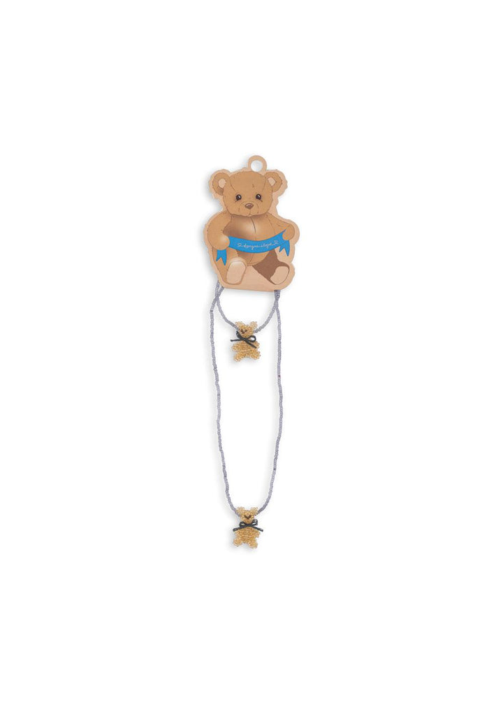 Teddy Bear Necklace & Bracelet Set