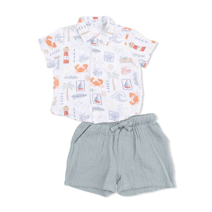 Club Mediterranean Boy Short Set