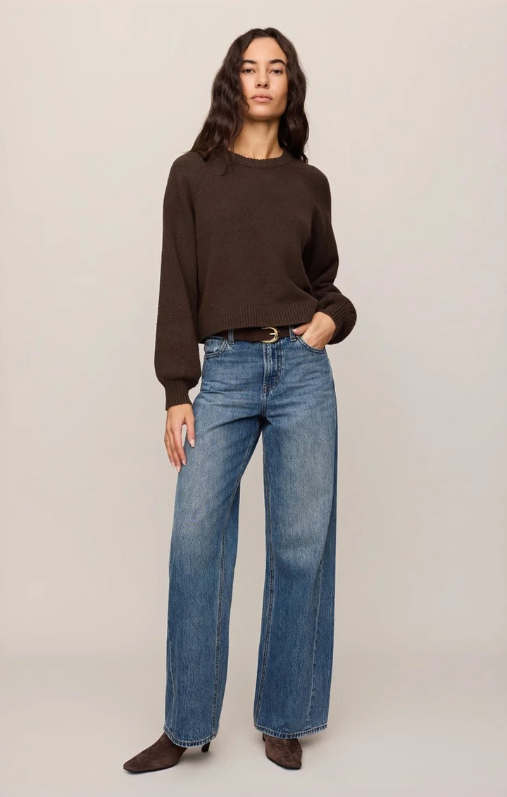ZSU Coming Up Sweater in Dark Chocolate