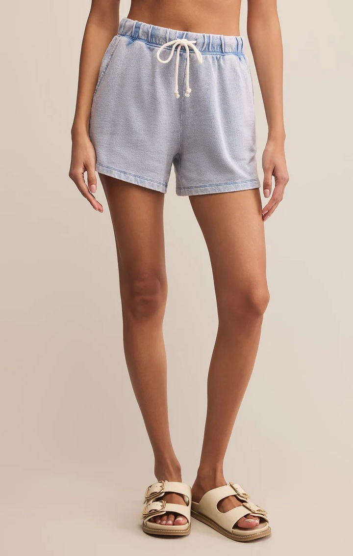 Hunter Knit Short in Washed Indigo
